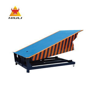 NIULI Adjustment Capacity 6-10 Tons Electric Hydraulic Container Forklift Stationary Loading Dock Ramps for Warehouse