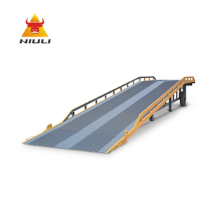 NIULI 6 Ton 8 Ton 10 Ton 16 Ton Hydraulic Loading Ramp Mobile Adjustable Loading Container Dock Ramp for Forklift