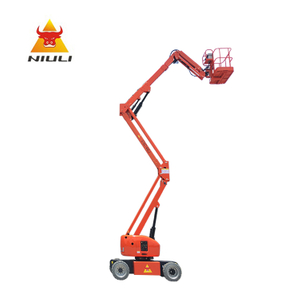 NIULI Self-propeled Articulating Boom Lifts14M Diesel Mobile Aerial Platform Boom Lift