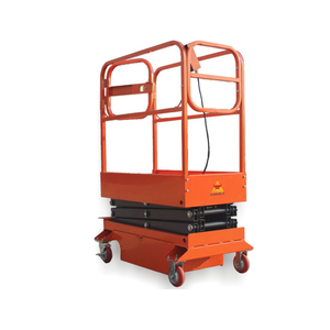 NIULI 3m 4m Semi Electric Mobile Mini Scissor Lift