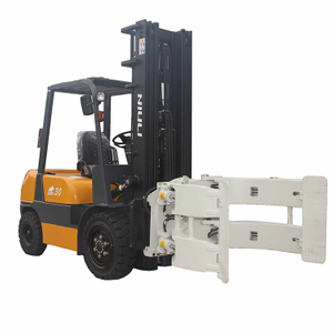 China Supplier Factory 3 Ton Forklift Truck 6000lb Hydraulic Diesel Forklift with Paper Roll Clamp