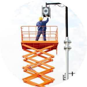 NIULI Portable Platforma Mobile Hydraulic Scissor Lift Platform