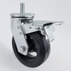 Iron core rubber B-type caster wheel